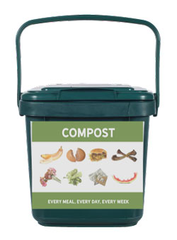 Marin Kitchen Compost Pail
