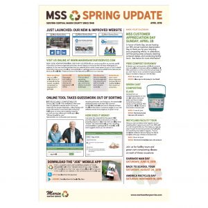 Marin Sanitary Spring 2019 Newsletter