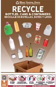 11x17 Brown Recycling Poster Thumbnail Image