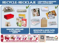Thumbnail of MSS 5X7 Paper Recycling Label for Printing