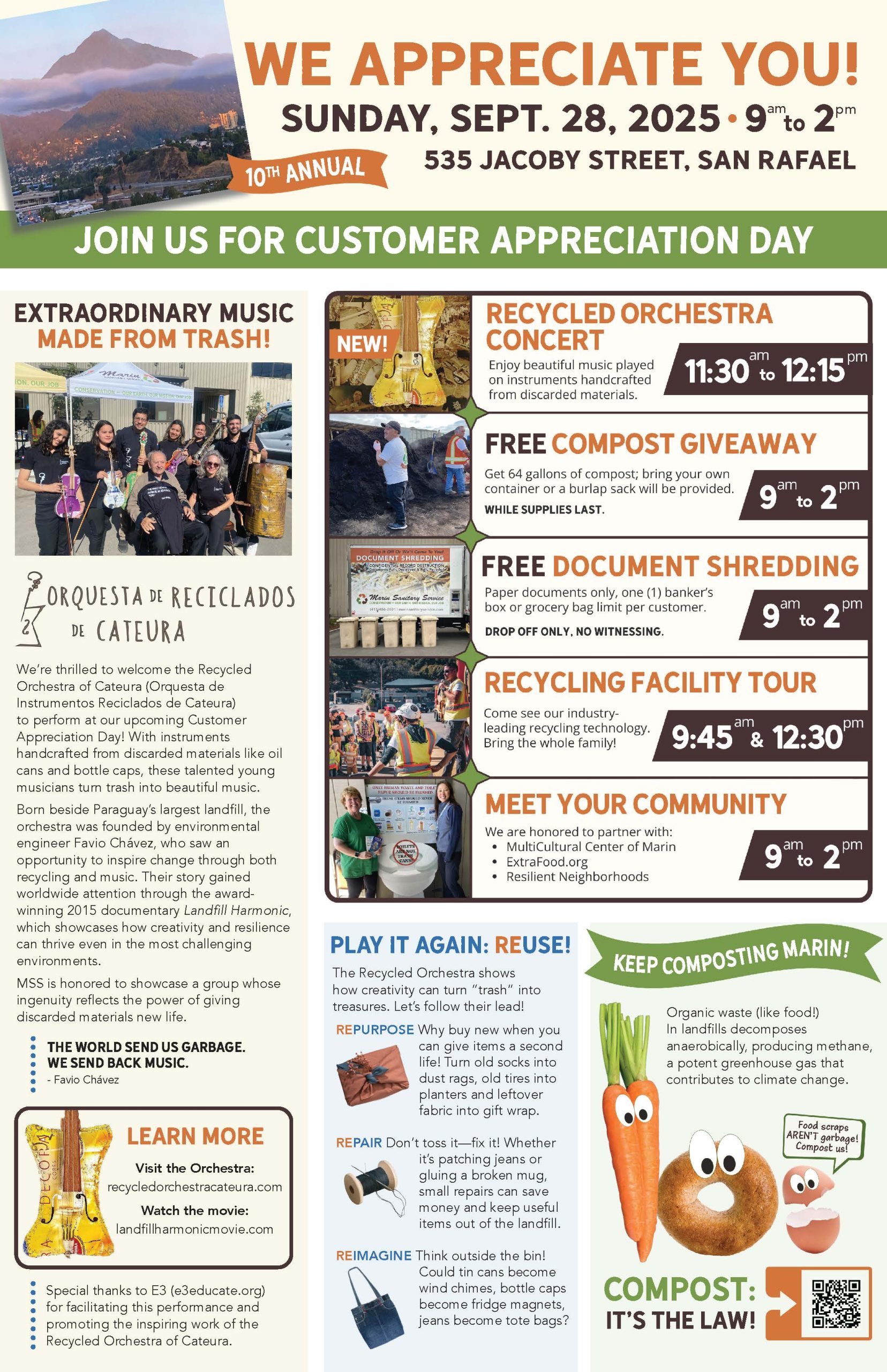 Fall Newsletter 2025 | Marin Sanitary Service Page 1