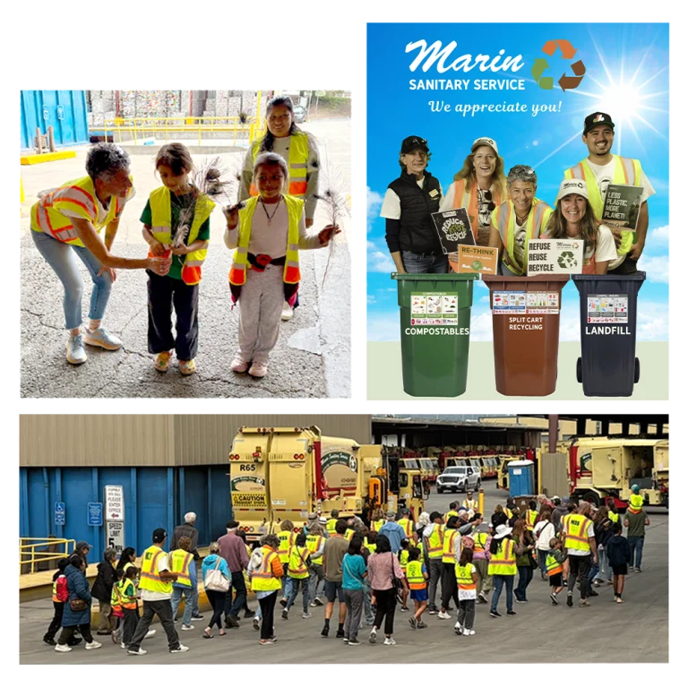 Collage of images from the Customer Service Day event