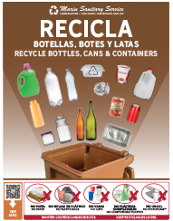 Spanish Container Recycling Poster Thumbnail