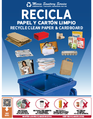 Spanish Paper Recycling Poster Thumbnail
