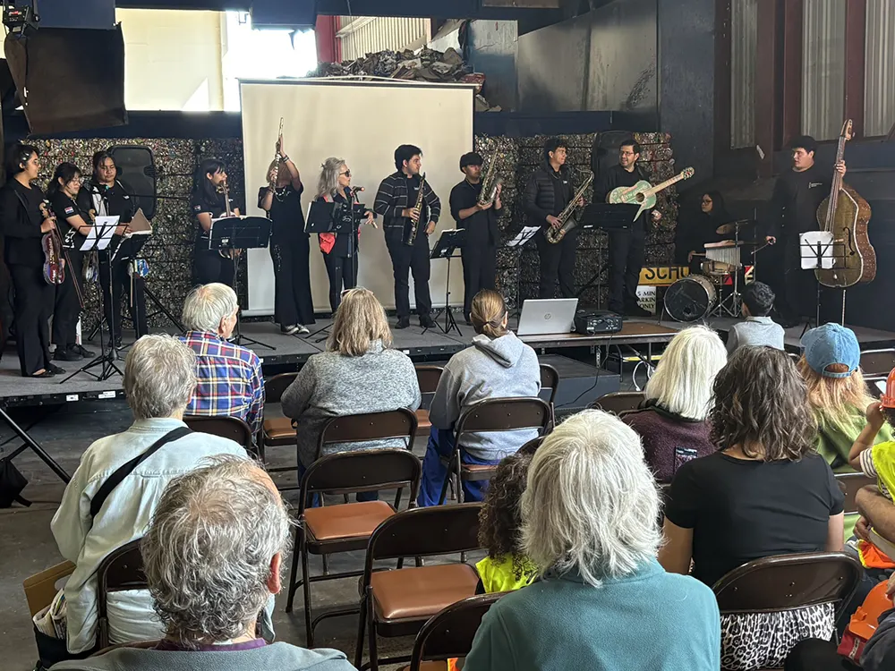 The Recycled Orchestra plays at CAD